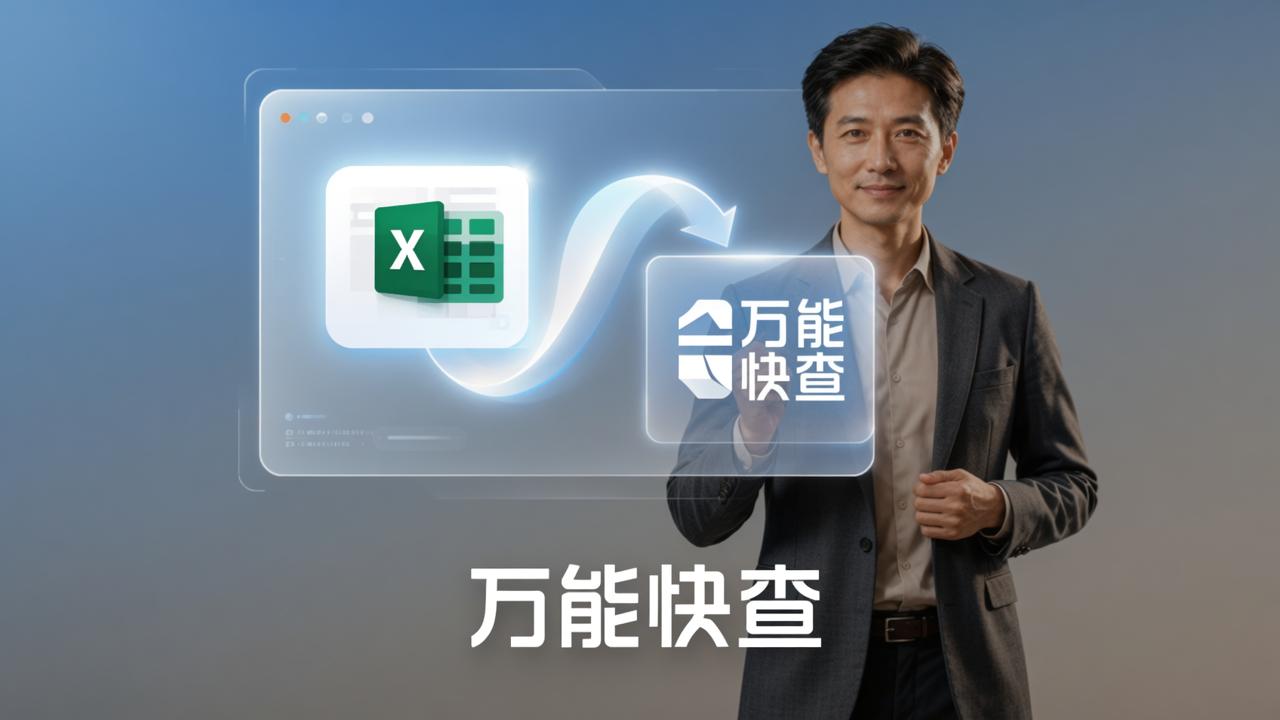 查询系统对比：万能快查Excel导入私密查询，比传统方案强在哪