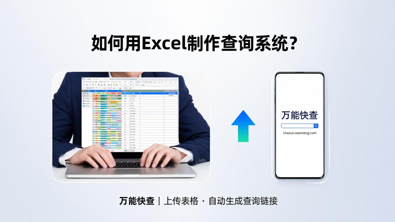 如何用Excel制作查询系统？「万能快查」上传表格，自动生成查询链接