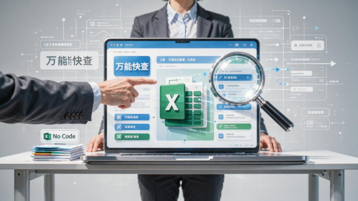 Excel做查询系统用什么软件？「万能快查」无需编程，小白也能用