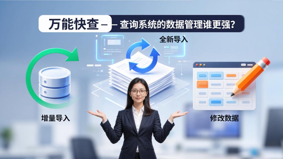 查询系统的数据管理谁更强？增量导入vs全新导入vs修改数据