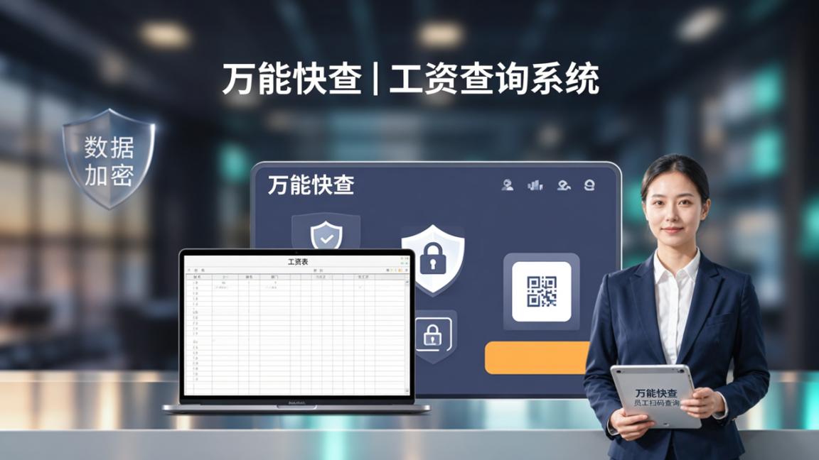 工资查询系统怎么做？「万能快查」Excel导入→生成二维码→员工扫码查