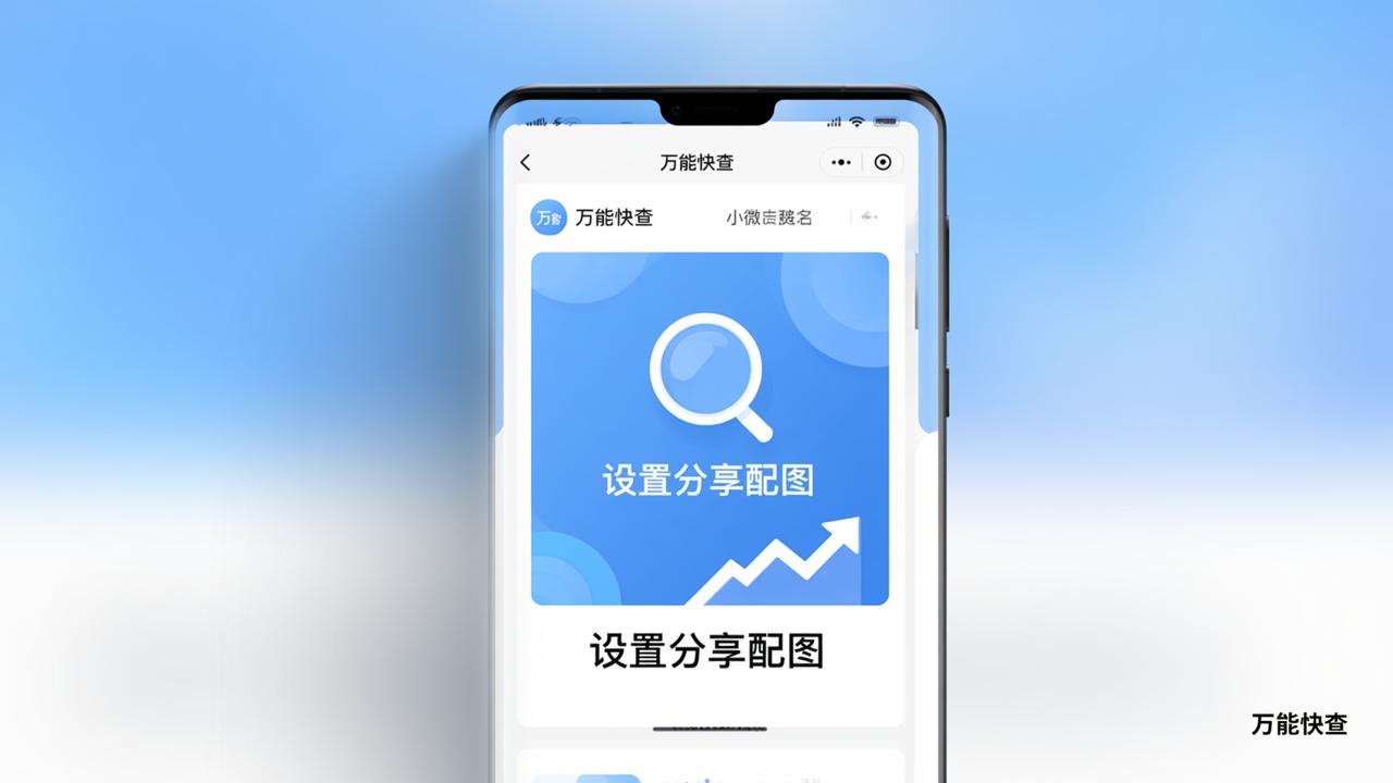 查询结果怎么设置分享配图？「万能快查」自定义封面，分享更吸引人