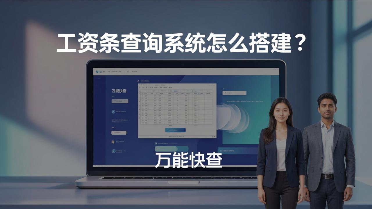 工资条查询系统怎么搭建？「万能快查」Excel导入工资条，员工一键查询