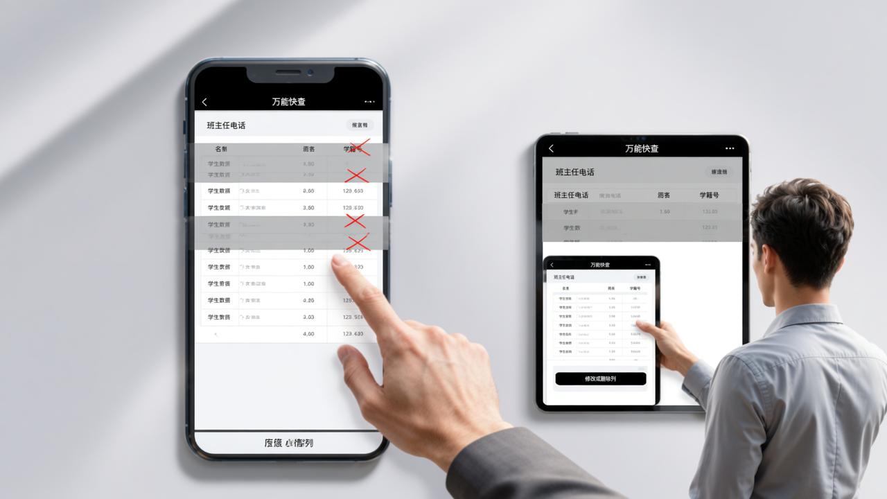 查询结果怎么隐藏不需要的列？「万能快查」修改或删除显示列，自定义查询结果展示