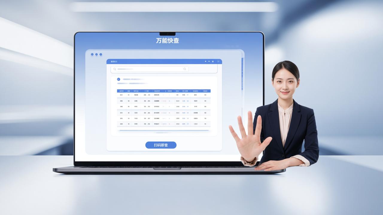 Excel转查询系统不用编程，万能快查一键生成查询页，扫码即查省事
